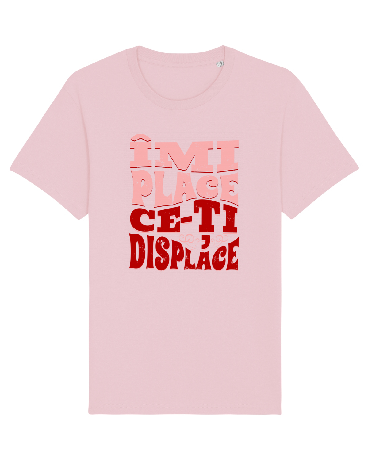 Tricou mânecă scurtă Unisex Rocker Cotton Pink