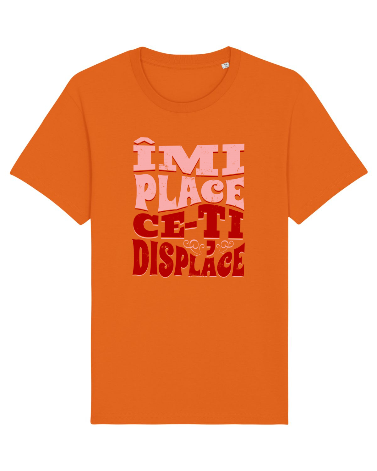 Tricou mânecă scurtă Unisex Rocker Bright Orange