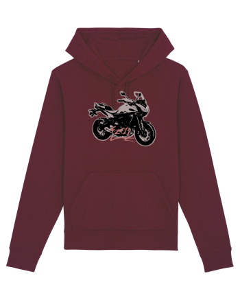 FZ-09 Motorcycle Burgundy