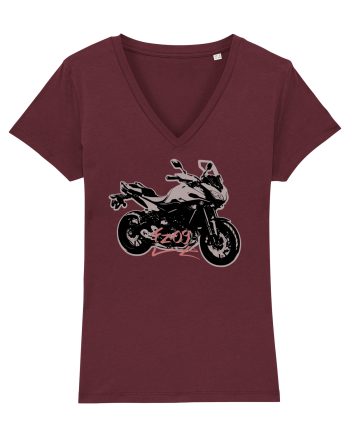 FZ-09 Motorcycle Burgundy