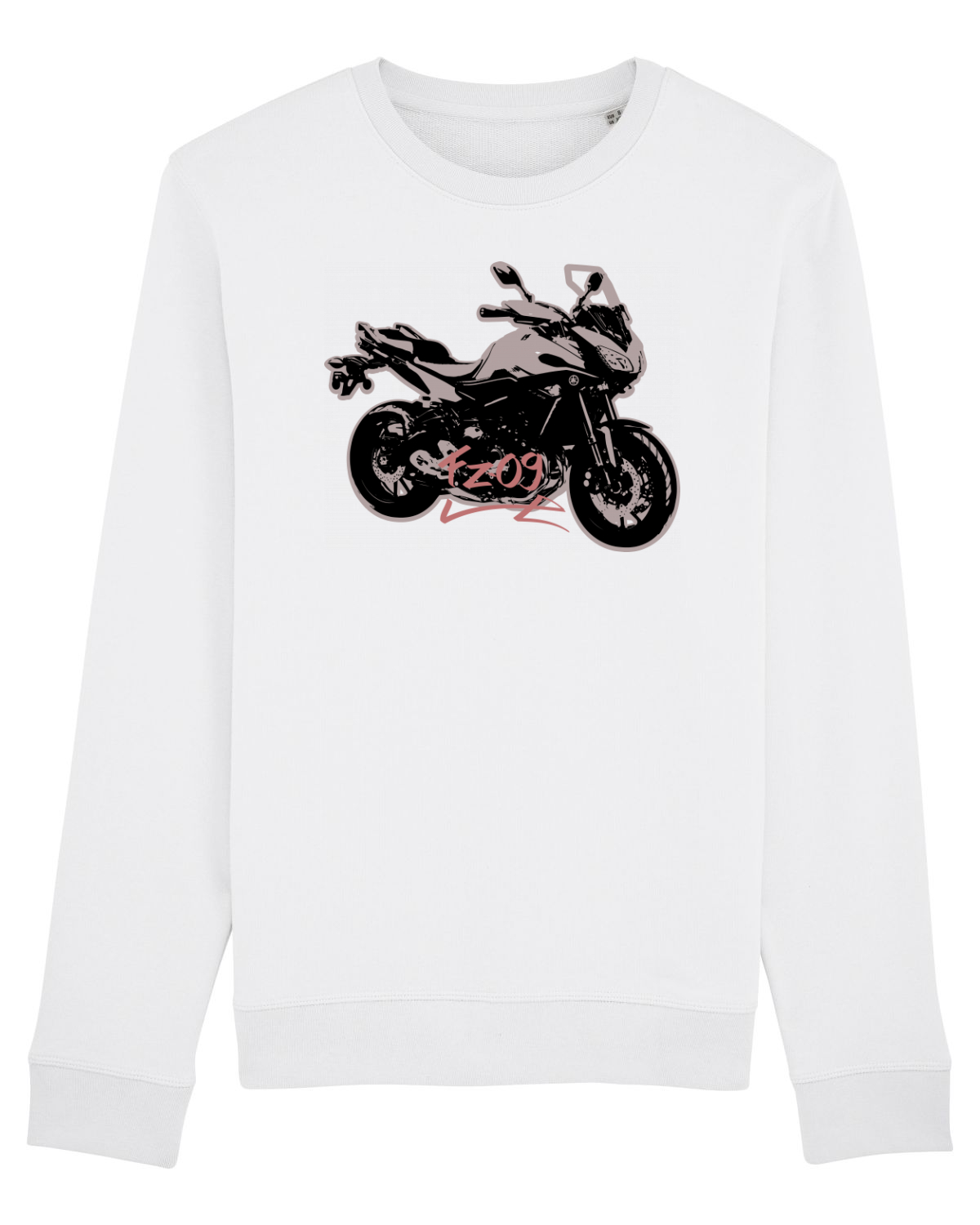 Bluză mânecă lungă Unisex Rise White