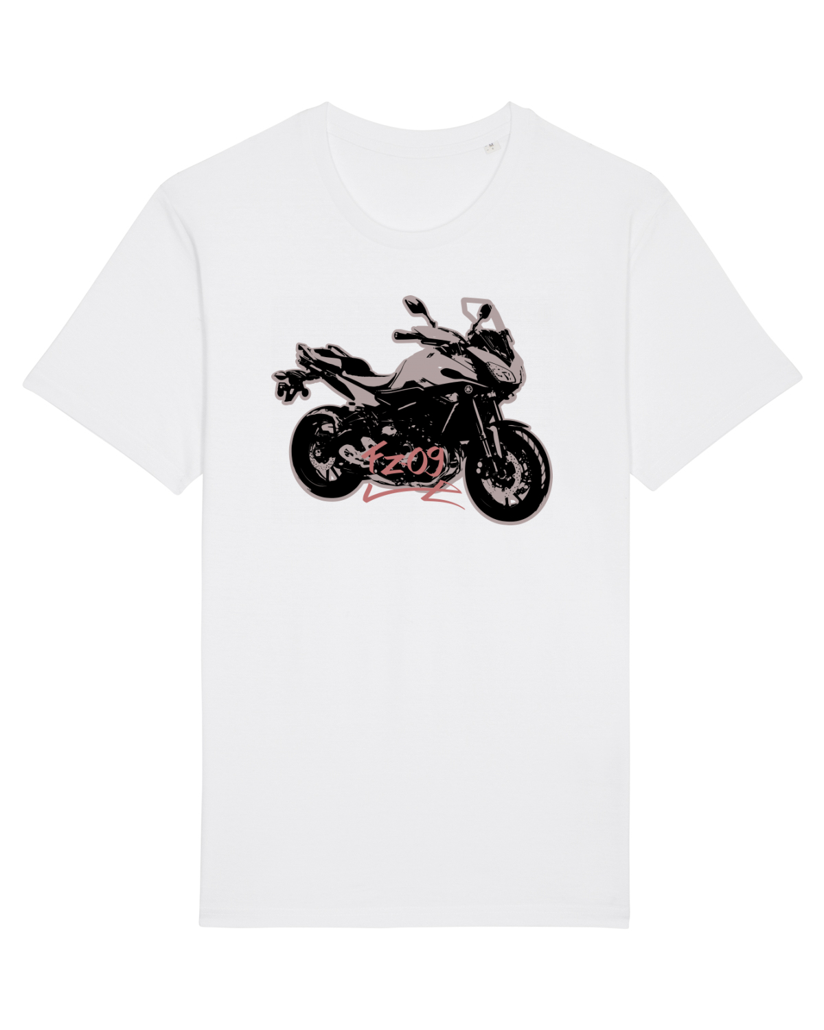 Tricou mânecă scurtă Unisex Rocker White