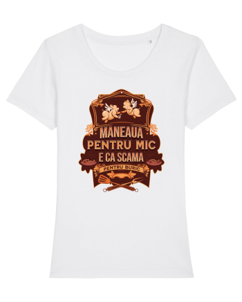 Maneaua pentru mic e ca scama pentru buric White