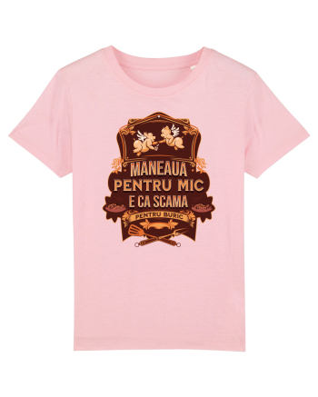 Maneaua pentru mic e ca scama pentru buric Cotton Pink