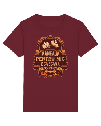 Maneaua pentru mic e ca scama pentru buric Burgundy