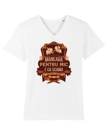 Maneaua pentru mic e ca scama pentru buric White