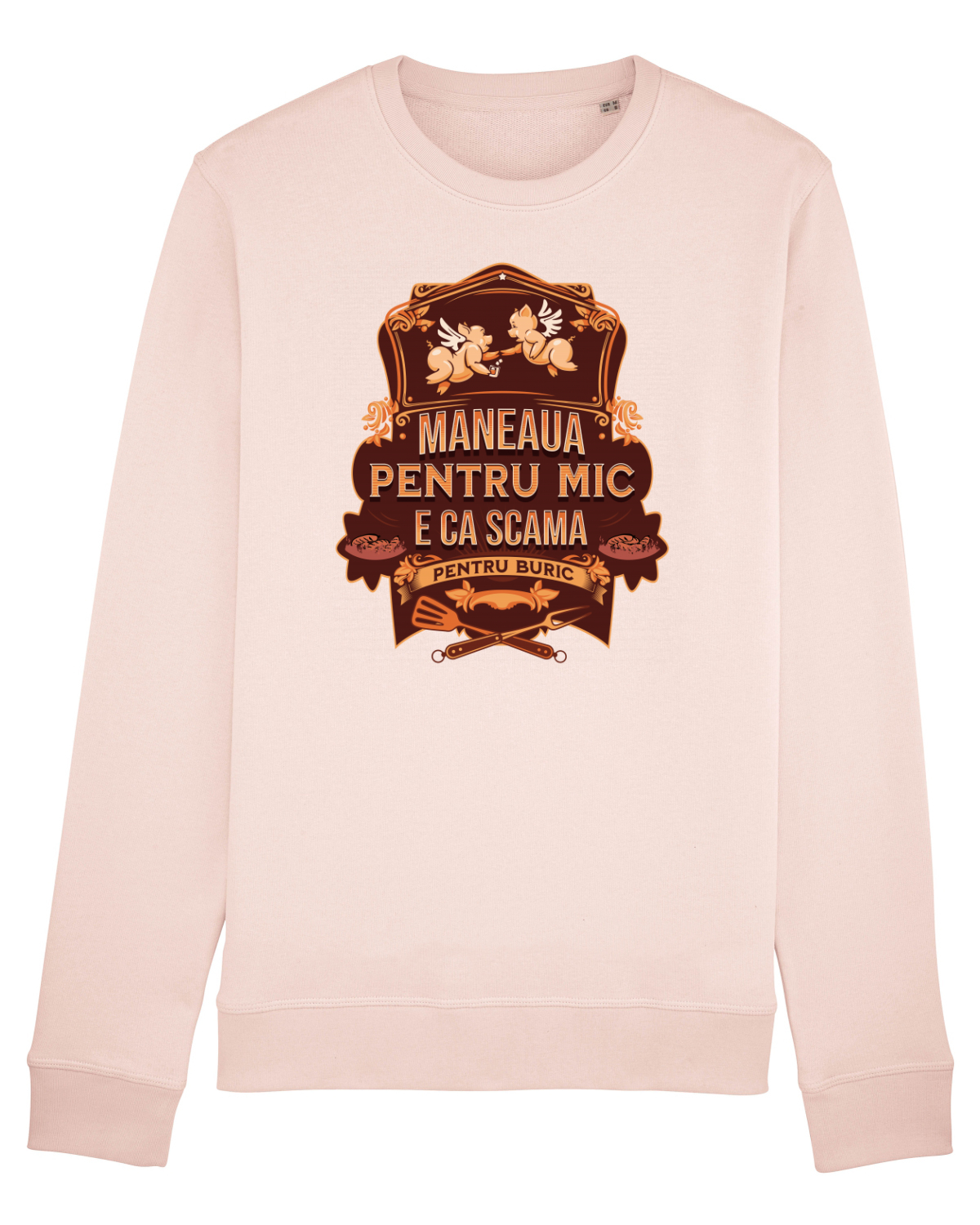 Bluză mânecă lungă Unisex Rise Candy Pink