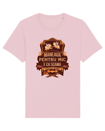 Maneaua pentru mic e ca scama pentru buric Cotton Pink