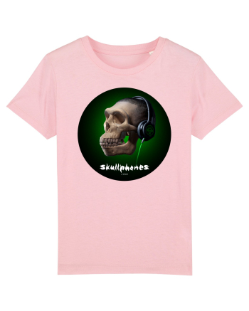 Craniu cu casti - skullphones 18 Cotton Pink