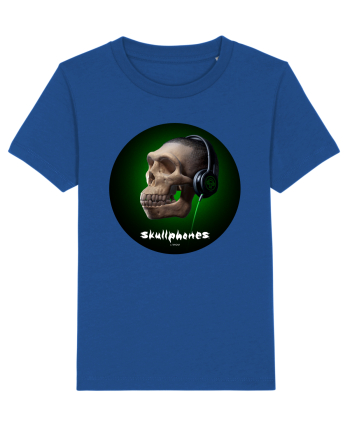 Craniu cu casti - skullphones 18 Majorelle Blue
