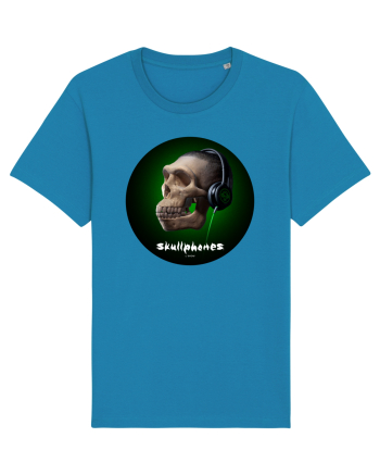 Craniu cu casti - skullphones 18 Azur