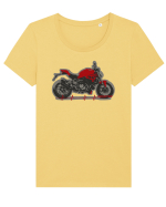 Let out the MONSTER Tricou mânecă scurtă guler larg fitted Damă Expresser