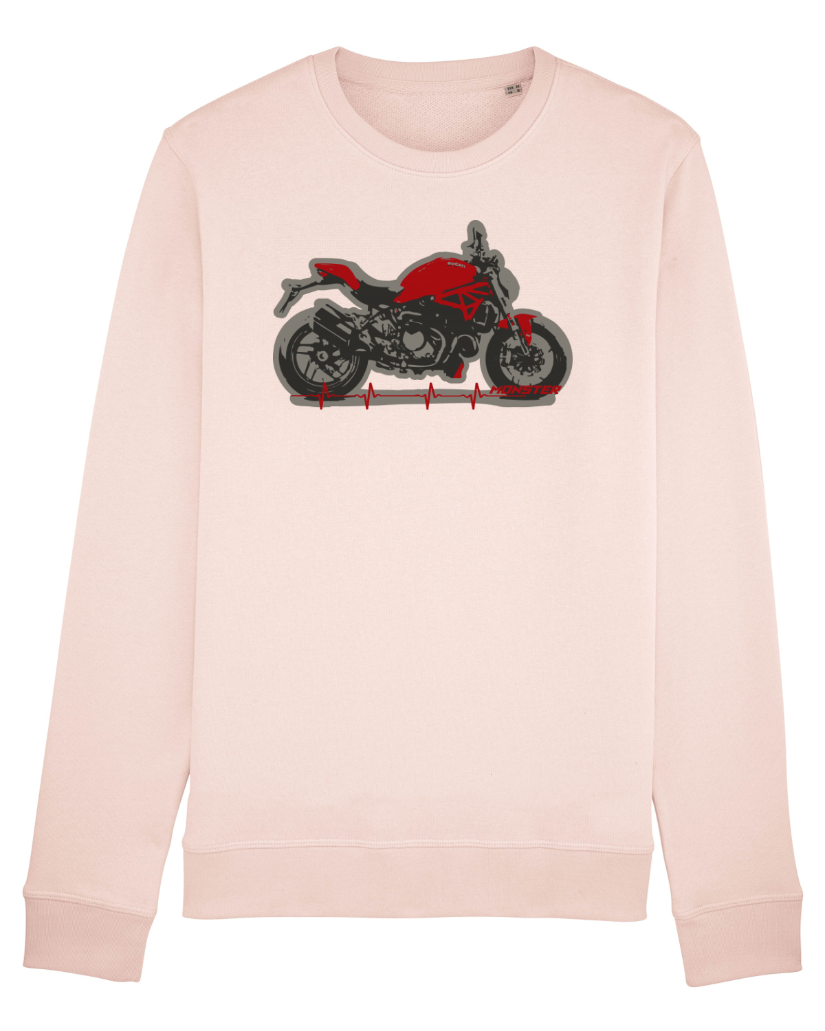 Bluză mânecă lungă Unisex Rise Candy Pink