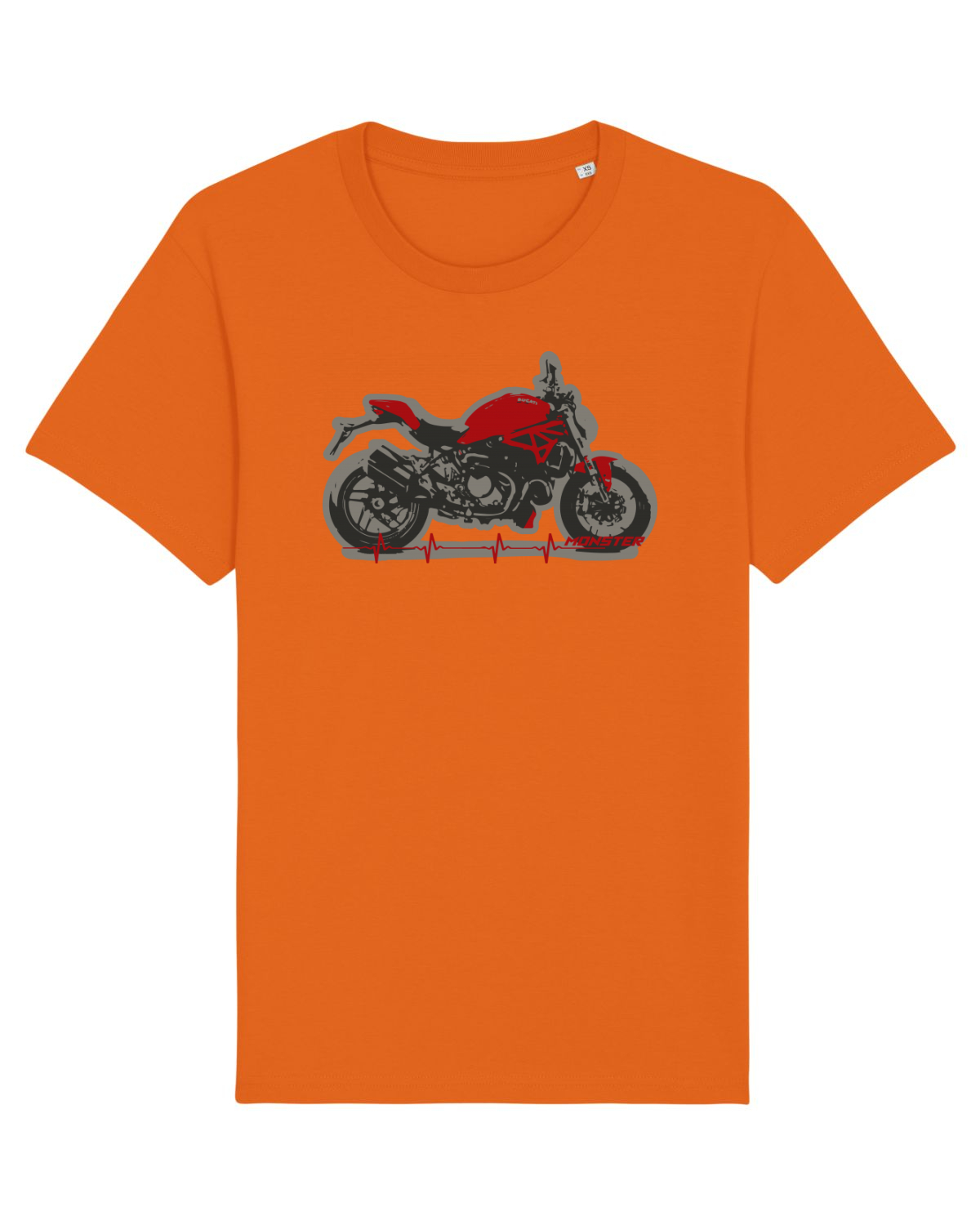 Tricou mânecă scurtă Unisex Rocker Bright Orange