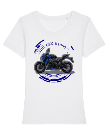 Street Motorcycle White