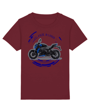 Street Motorcycle Burgundy