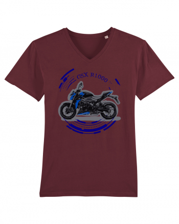 Street Motorcycle Burgundy