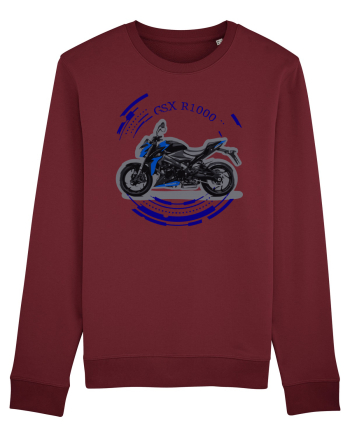 Street Motorcycle Burgundy