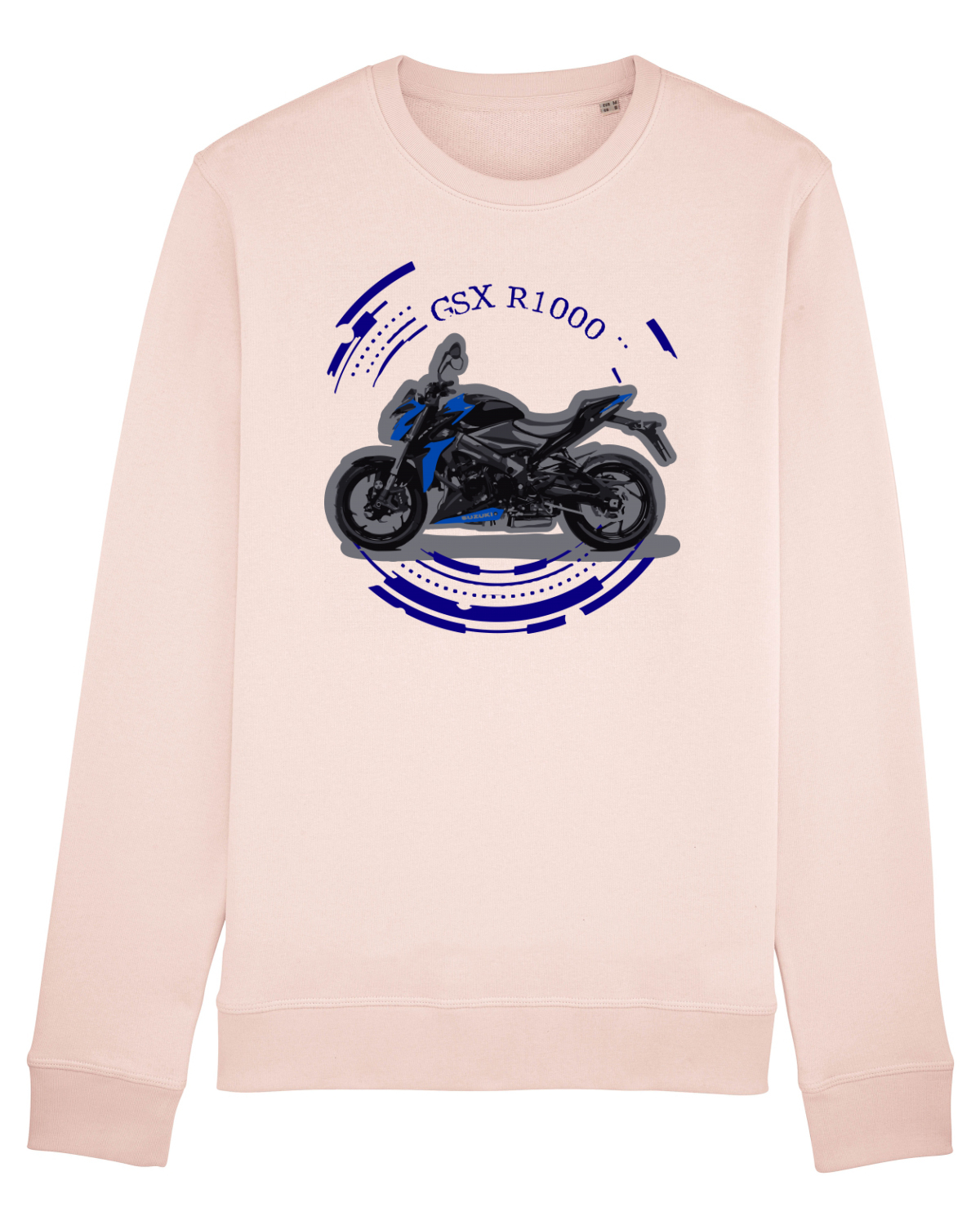 Bluză mânecă lungă Unisex Rise Candy Pink