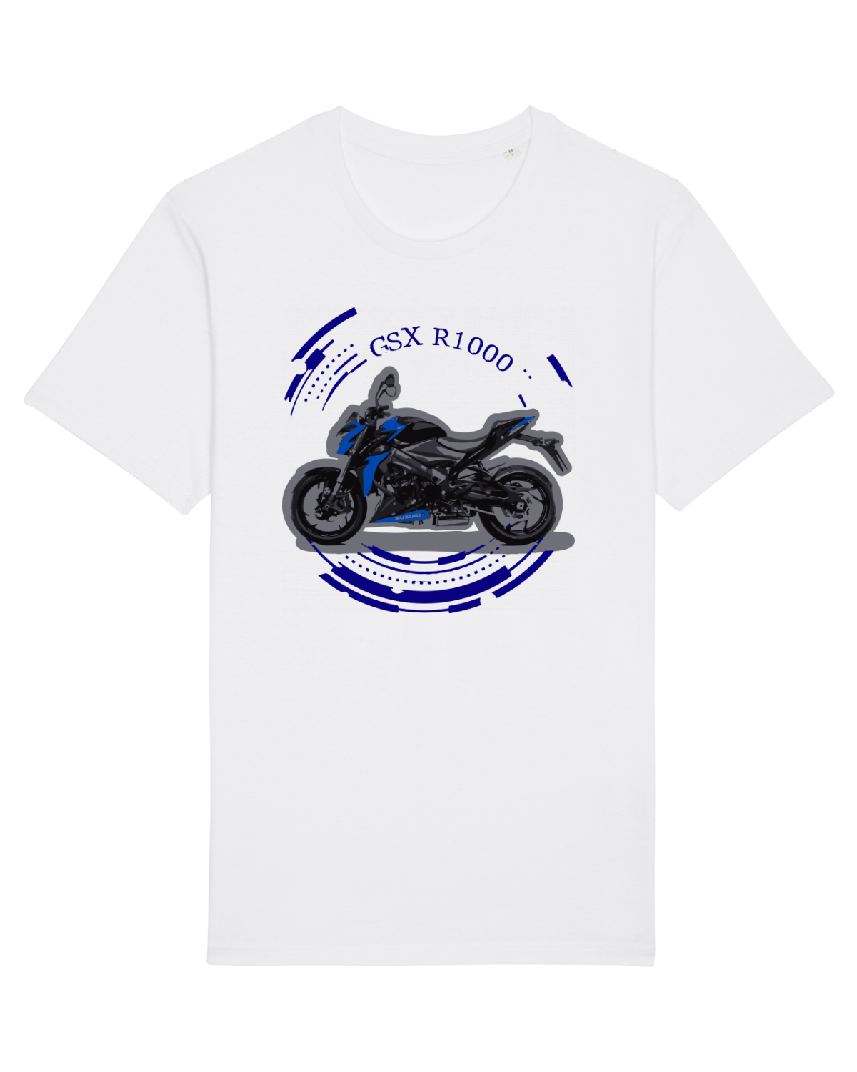 Tricou mânecă scurtă Unisex Rocker White