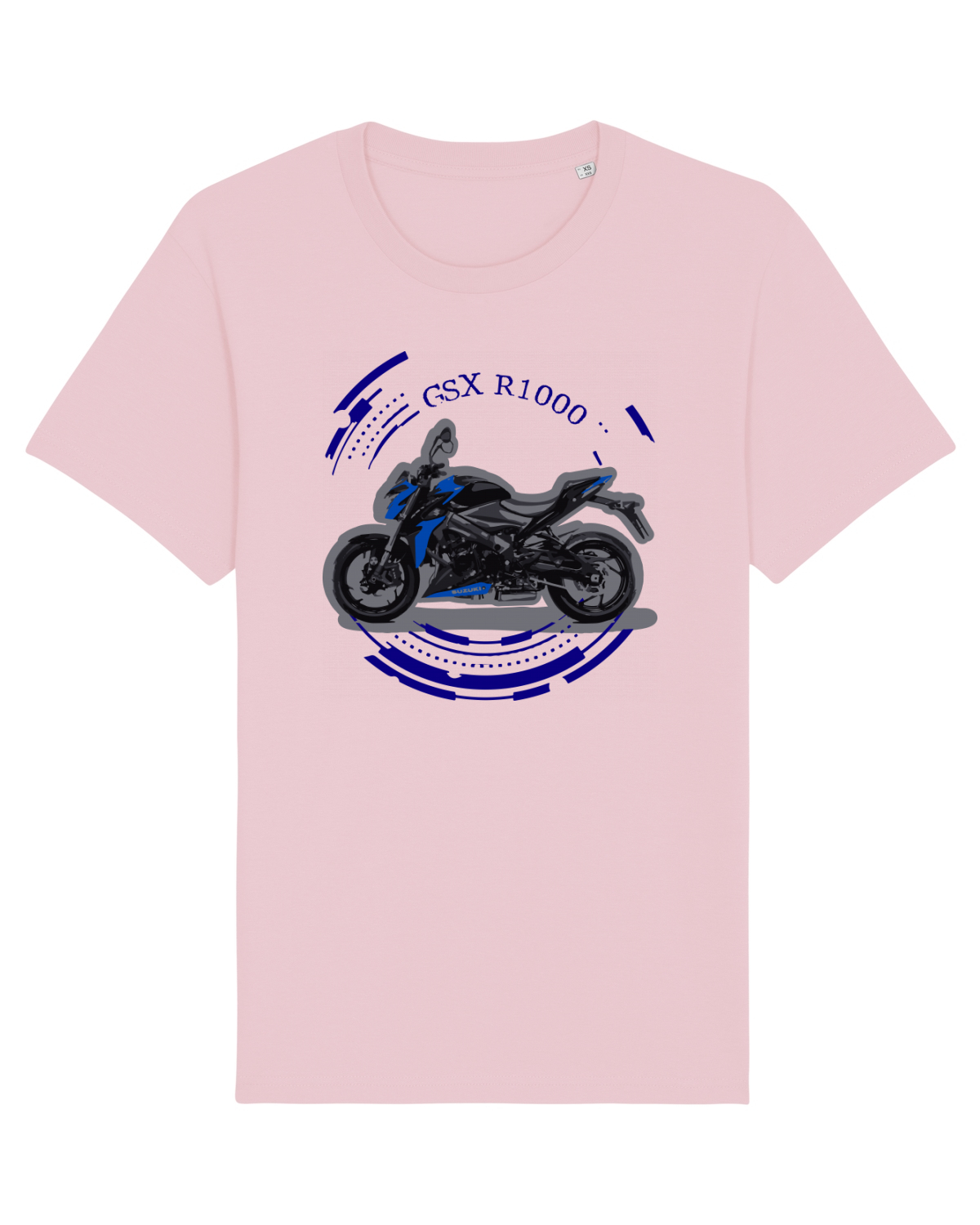 Tricou mânecă scurtă Unisex Rocker Cotton Pink