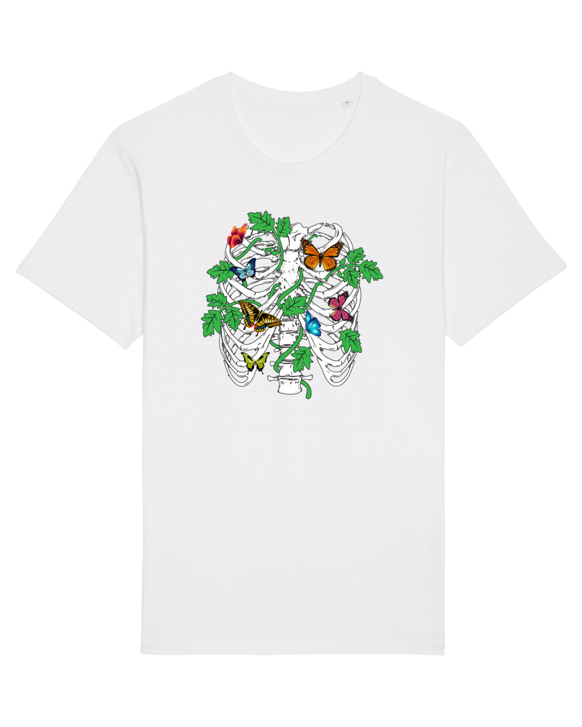 Tricou mânecă scurtă Unisex Rocker White