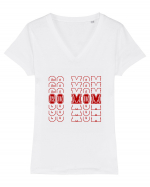 Go Mom Tricou mânecă scurtă guler V Damă Evoker