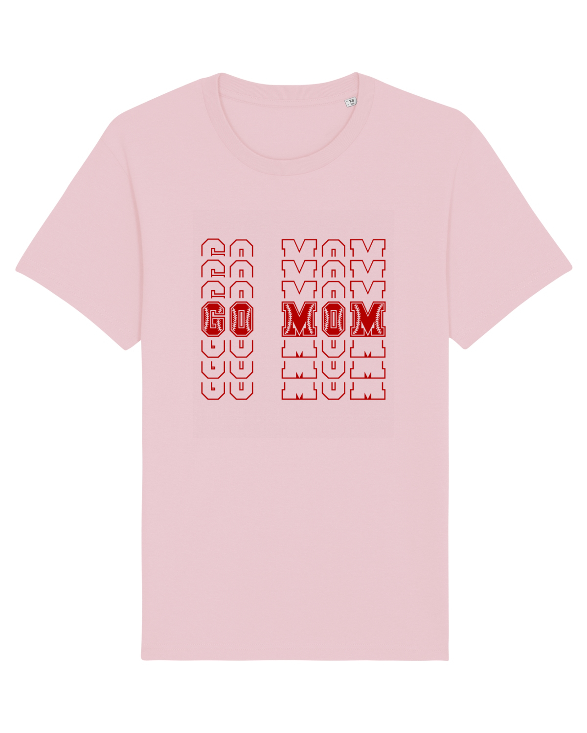 Tricou mânecă scurtă Unisex Rocker Cotton Pink