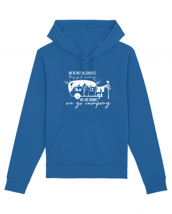 We Are Not Alcoholics Funny Camping Royal Blue