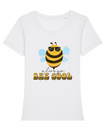 Always Bee Cool Tricou mânecă scurtă guler larg fitted Damă Expresser