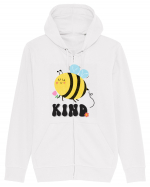 Bee Kind Hanorac cu fermoar Unisex Connector