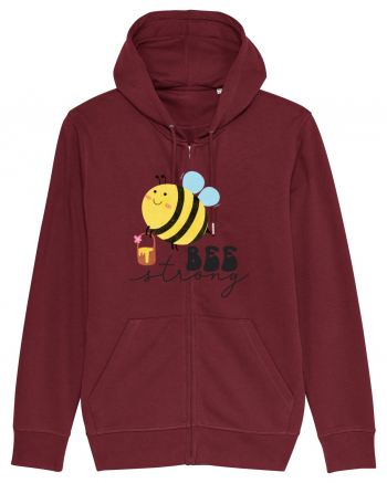 Bee Strong Burgundy