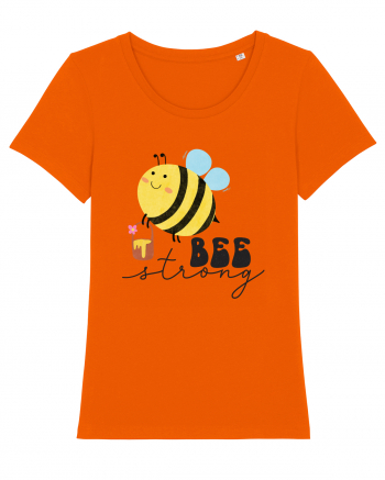 Bee Strong Bright Orange