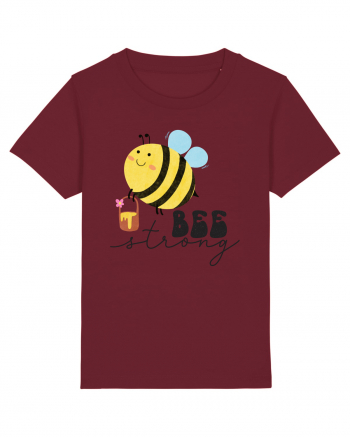 Bee Strong Burgundy