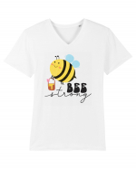 Bee Strong Tricou mânecă scurtă guler V Bărbat Presenter