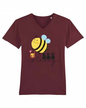 Bee Strong Burgundy