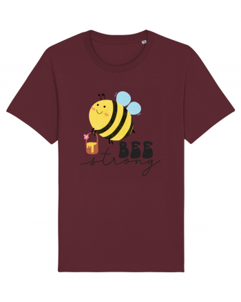 Bee Strong Burgundy