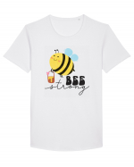 Bee Strong Tricou mânecă scurtă guler larg Bărbat Skater