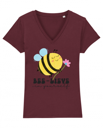 Bee-Lieve in Yourself Burgundy