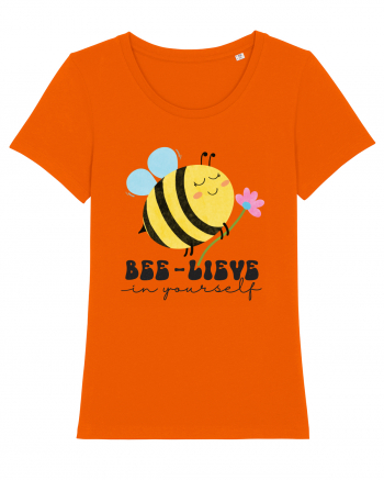 Bee-Lieve in Yourself Bright Orange