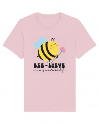 Bee-Lieve in Yourself Cotton Pink