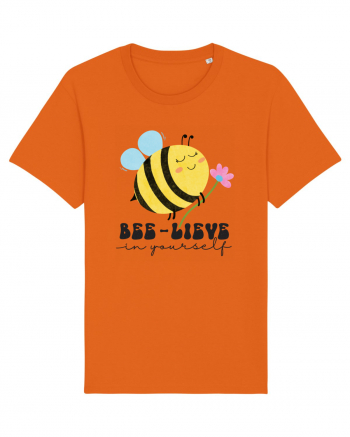 Bee-Lieve in Yourself Bright Orange