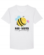 Bee-Lieve in Yourself Tricou mânecă scurtă guler larg Bărbat Skater