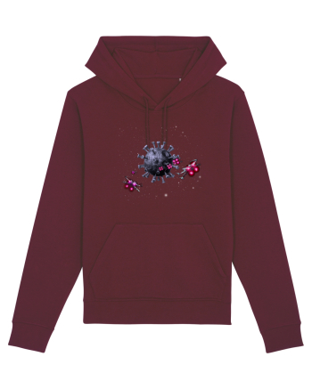 Fight Covid - Death Planet 01 Burgundy