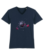 Fight Covid - Death Planet 01 Tricou mânecă scurtă guler V Bărbat Presenter