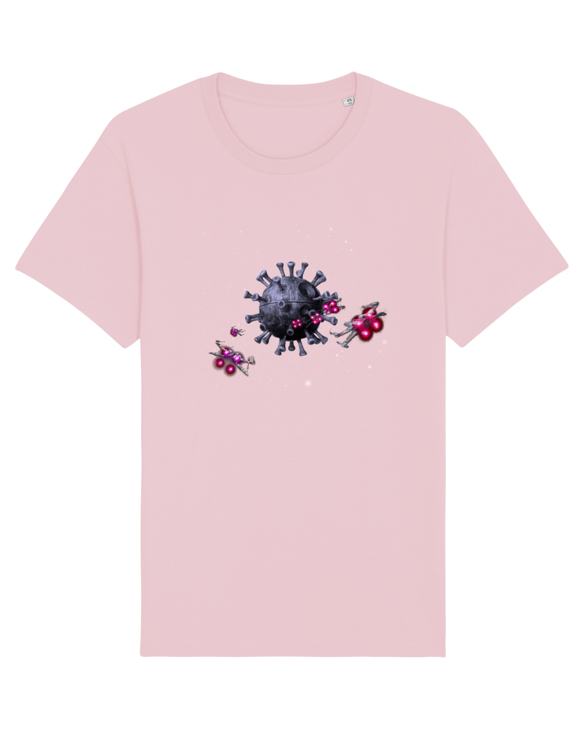 Tricou mânecă scurtă Unisex Rocker Cotton Pink