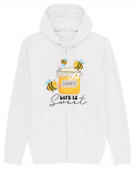 Honey Life Is Sweet Hanorac cu fermoar Unisex Connector