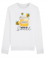 Honey Life Is Sweet Bluză mânecă lungă Unisex Rise