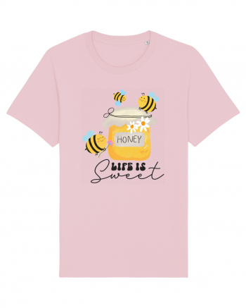 Honey Life Is Sweet Cotton Pink