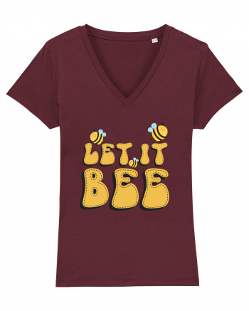 Let it Bee Burgundy